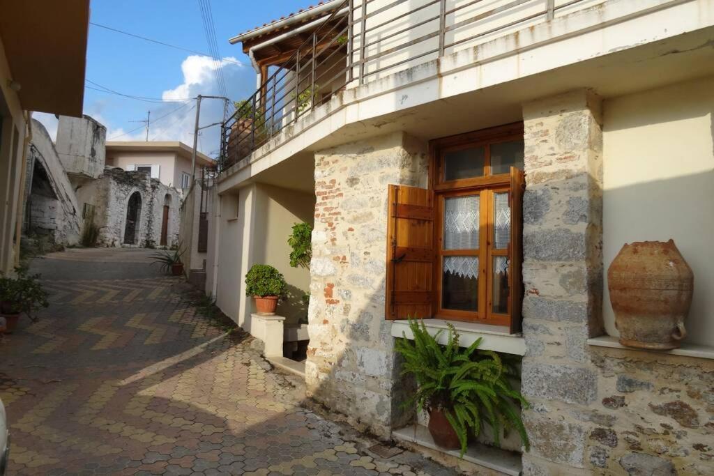 Traditional Cretan Stone House In The Center Of Crete