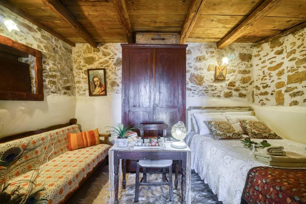 Traditional Cretan Stone House In The Center Of Crete * Litos